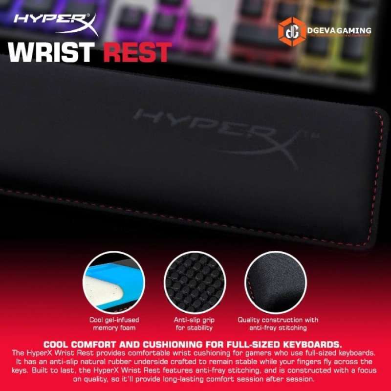 HyperX Wrist Rest Cool Gel Memory Foam 