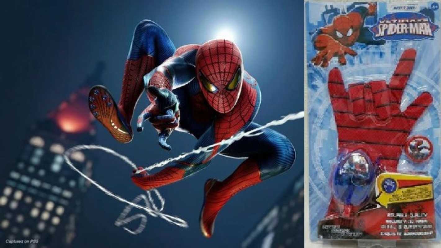 Spider Man Disc Launcher Promo Sarung Tangan Mainan Spiderman 1pc - Main Image