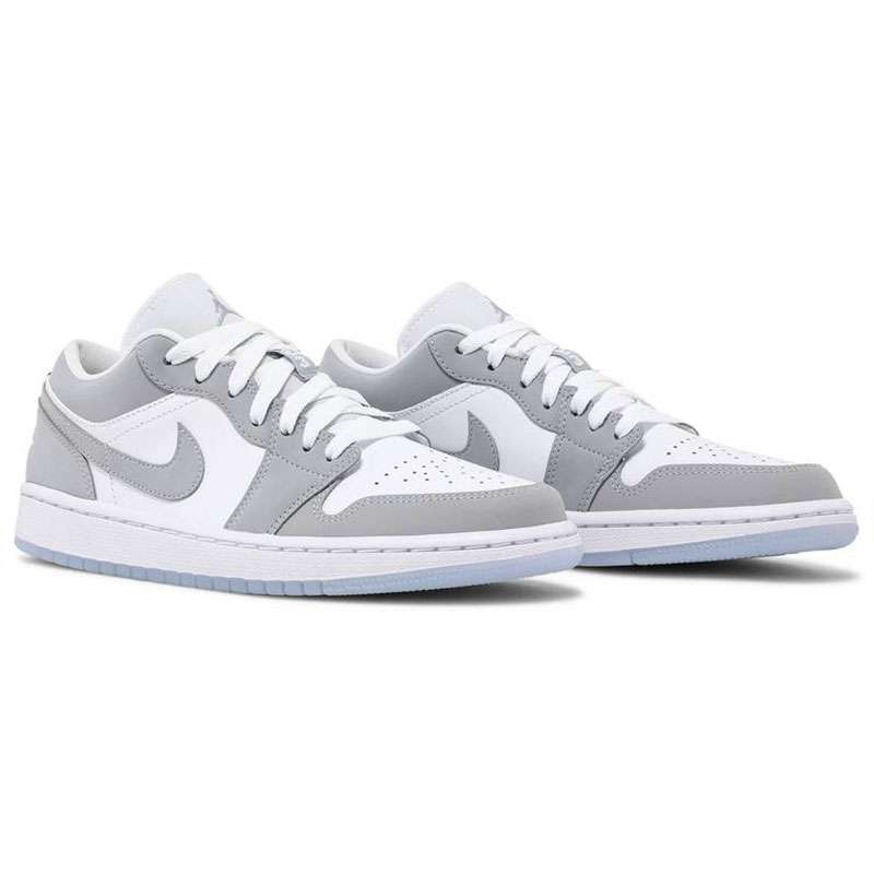 air jordan one low wolf grey