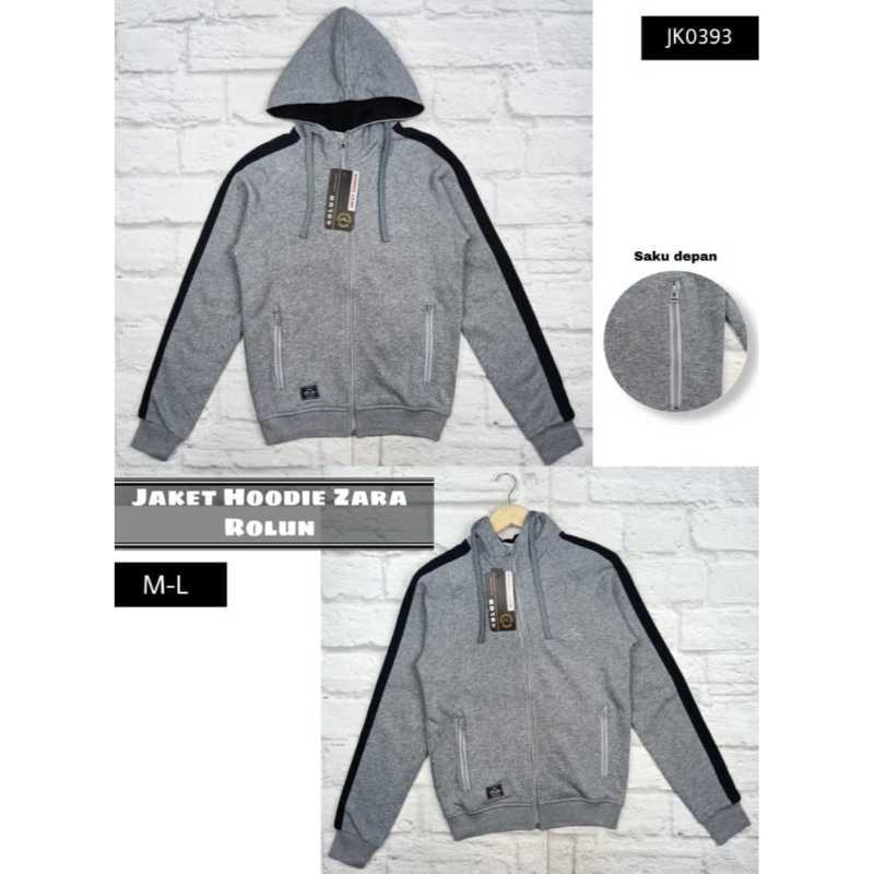 Jual Jaket Hoodie Zara Rolun L Abu Hitam Di Seller Batik laras Purwokerto Wetan Kab. Banyumas Blibli