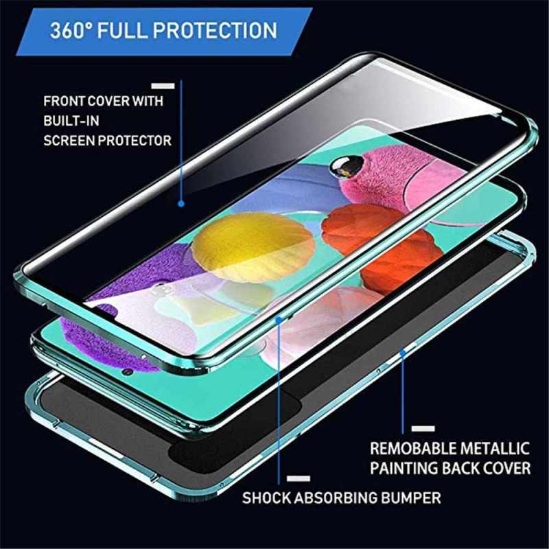 Xiaomi Mi 11 Ultra 11Ultra Double Side Glass Magnetic Case Metal Cover  Casing Depan Belakang
