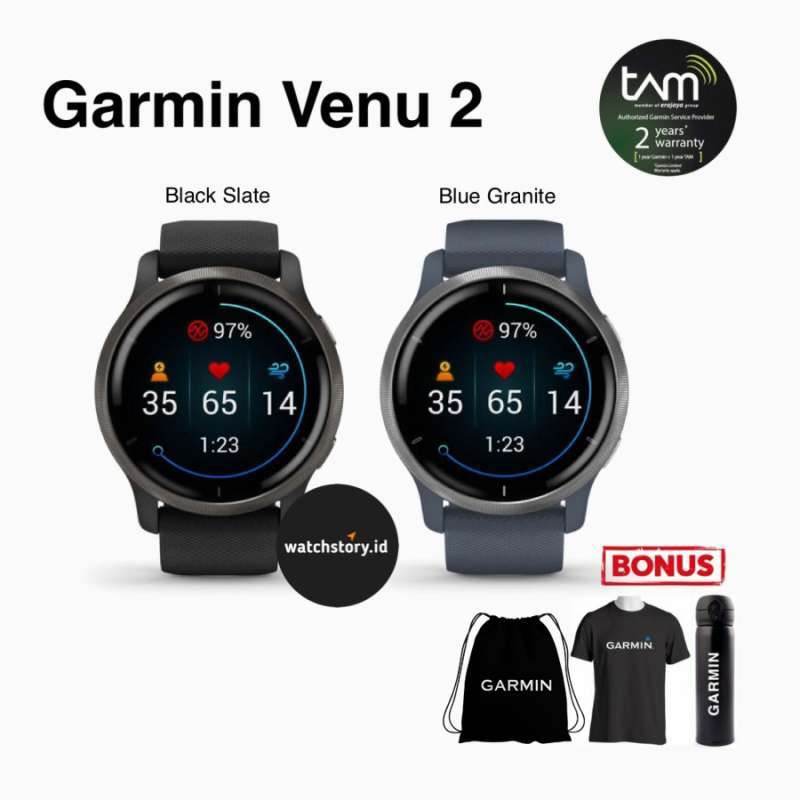 Promo Garmin Venu 2 - Garansi TAM 2 