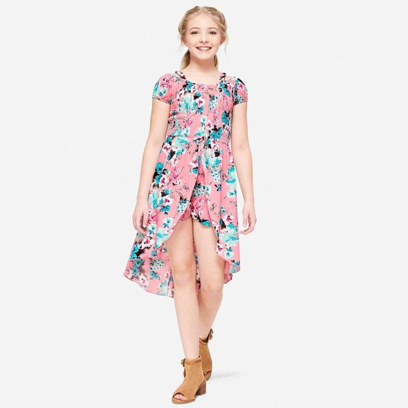 Off shoulder maxi skirted romper hot sale
