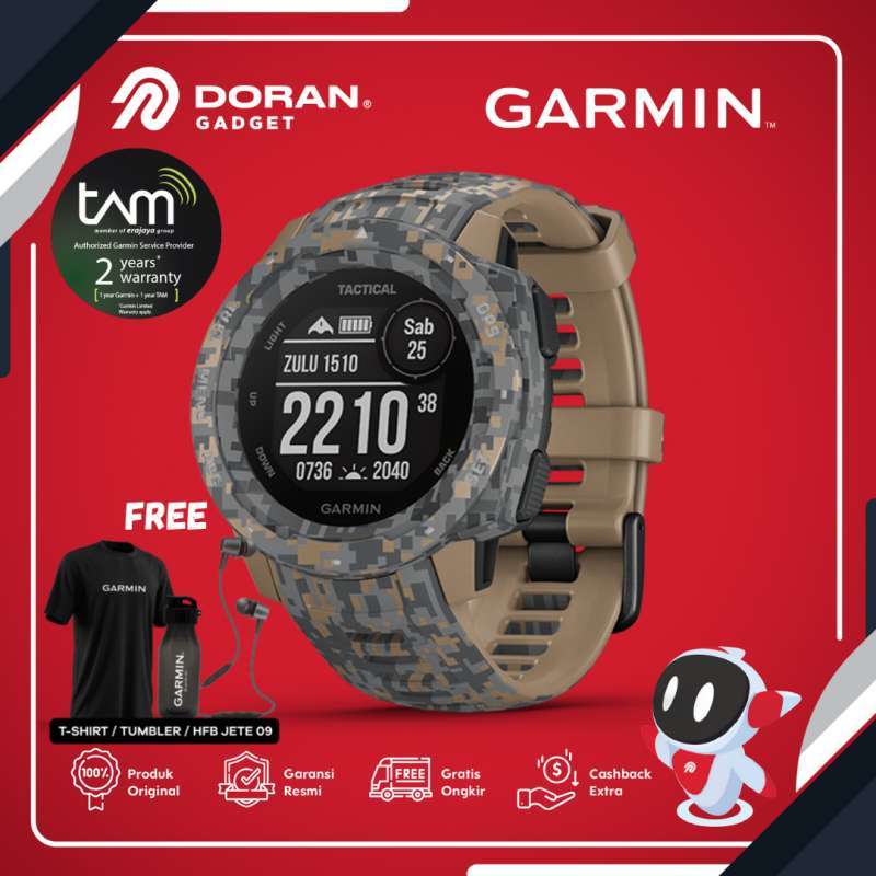Jual Garmin Instinct Tactical Camo Coyote Tan di Seller Doran