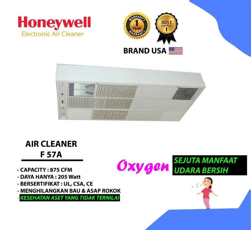 Jual Honeywell Electronic Air Cleaner Type F57A Air Purifier di