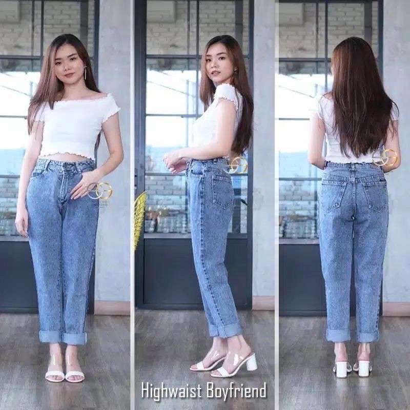 Jual KEKINIAN CELANA BOYFRIEND JEANS 