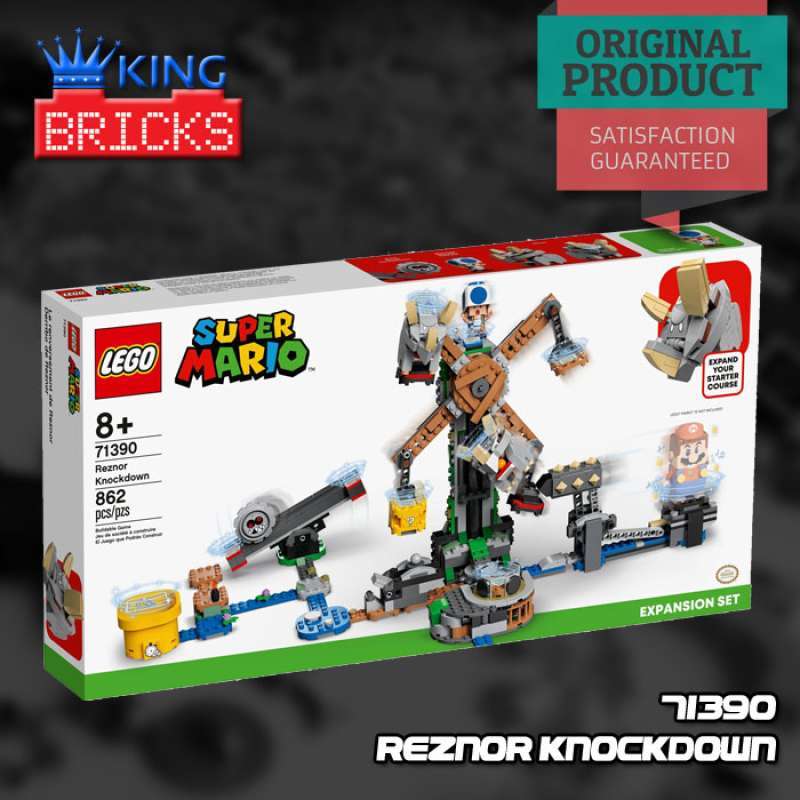 Jual LEGO Original Super Mario 71390 Reznor Knockdown Mainan
