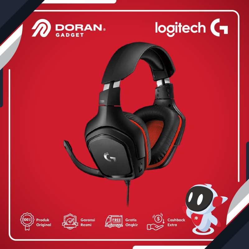 Promo Logitech G331 Gaming Headset Garansi Resmi Diskon 6% Di