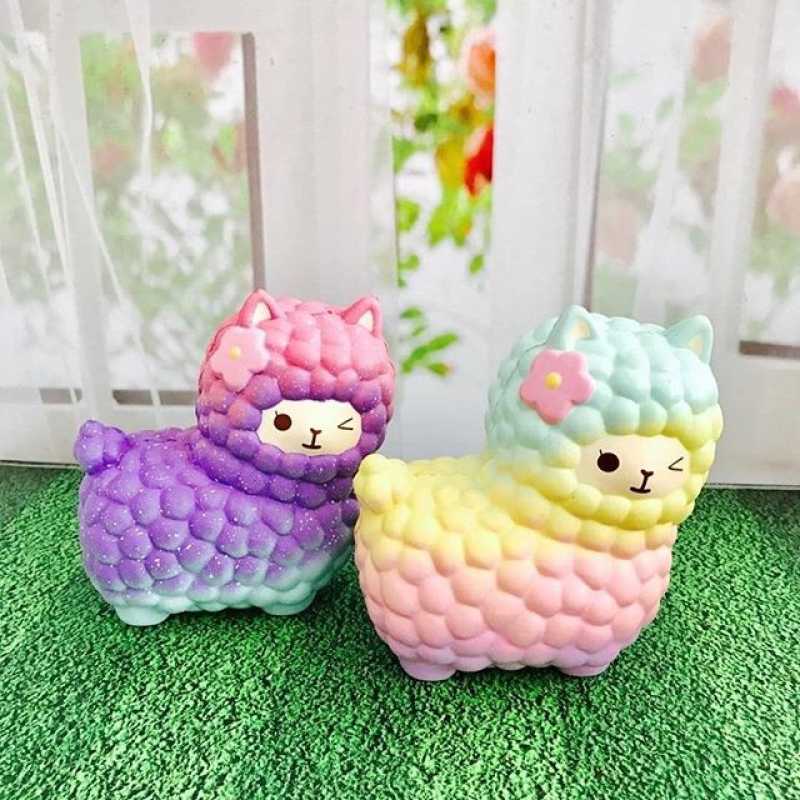 Galaxy alpaca squishy top
