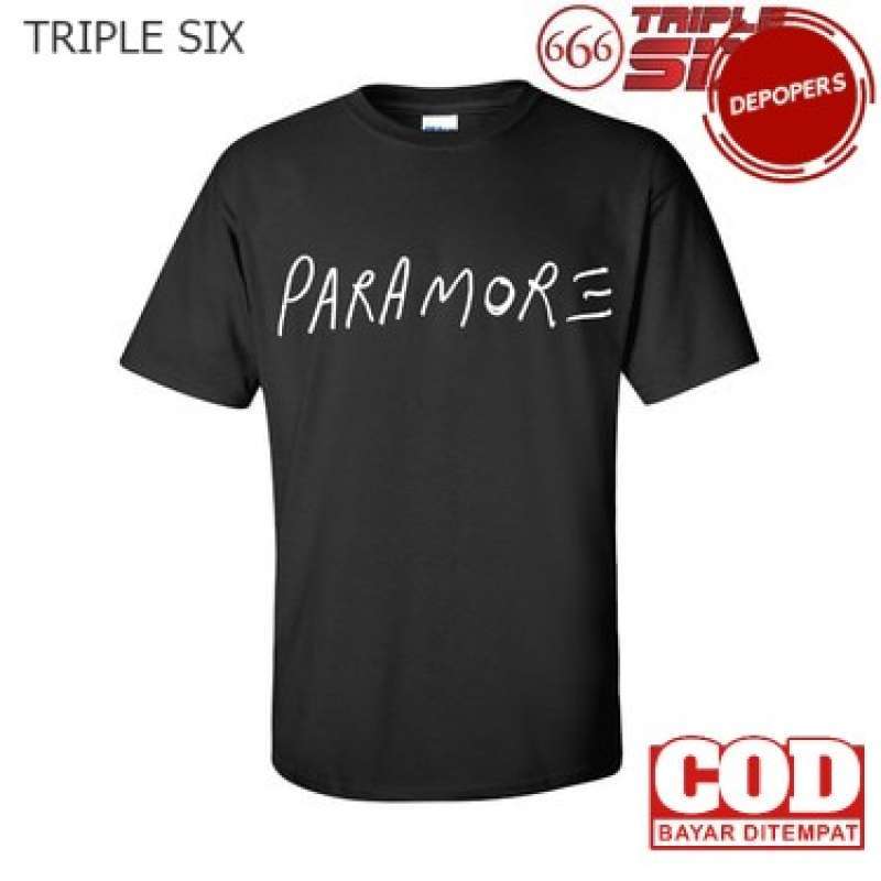 Promo Kaos / T-Shirt - Paramore - BLACK 