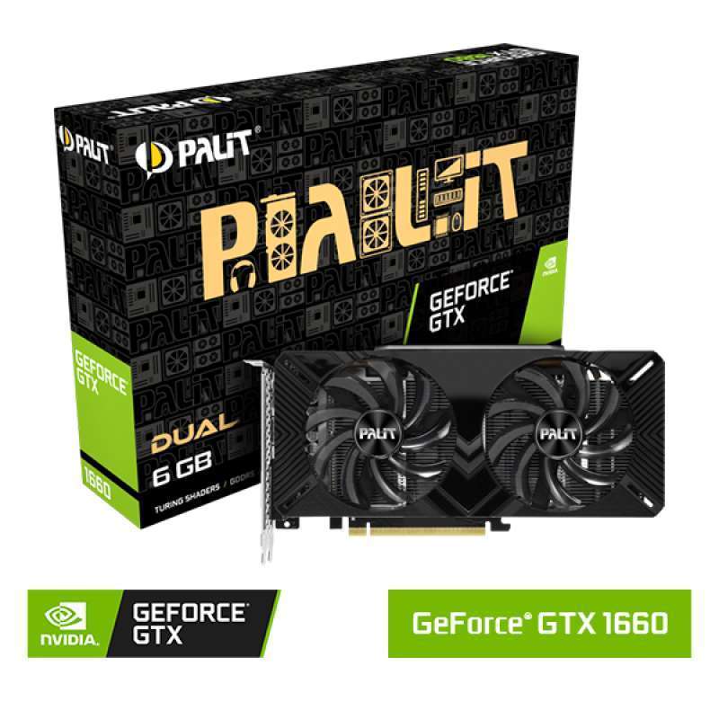 Palit Geforce Gtx 1660 6gb Gddr5 Gtx Gt1660 Palit Geforce Gt 1660
