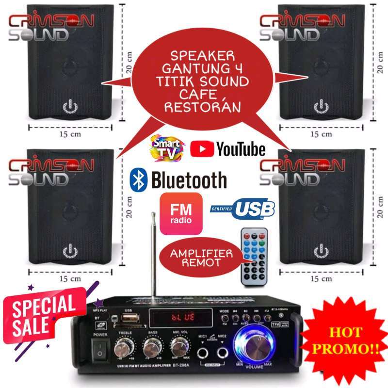 Promo Paket Sound Cafe Speaker 4 Titik 