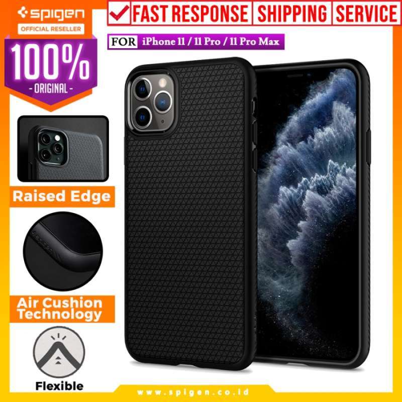 Case iPhone 11 Pro Max 11 Pro 11 Spigen Liquid Air Softcase Casing