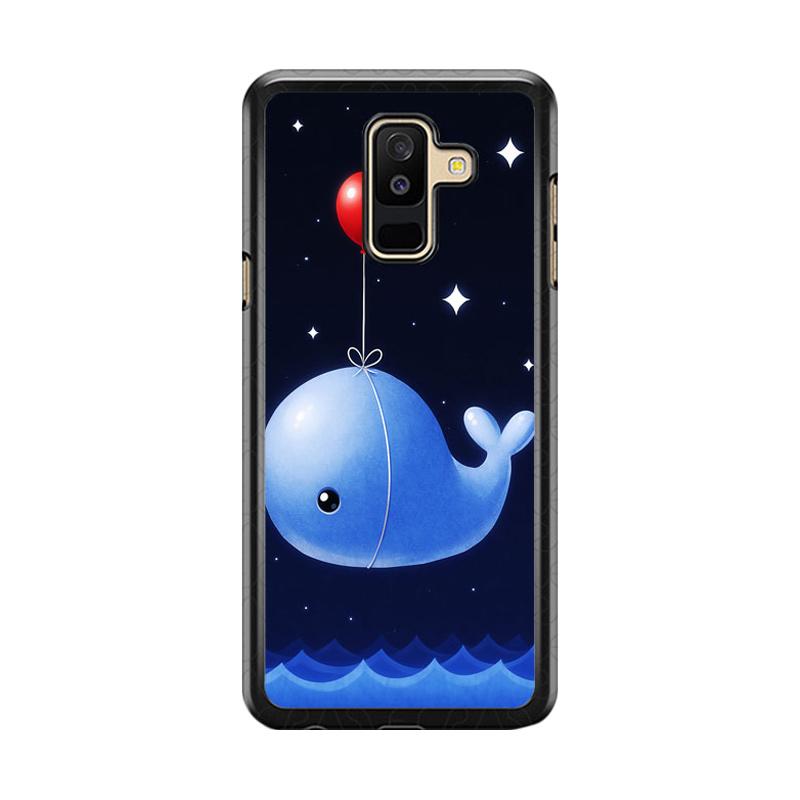 Flazzstore Whale Balloons Wallpaper Y0408 Premium Casing For Samsung Galaxy A6 Plus 2018