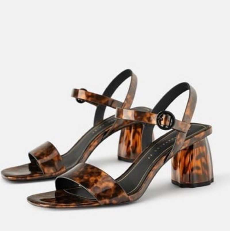 Sandale clearance leopard zara