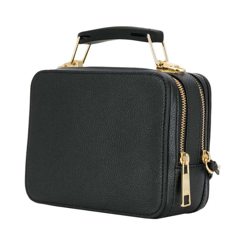 the textured mini box bag