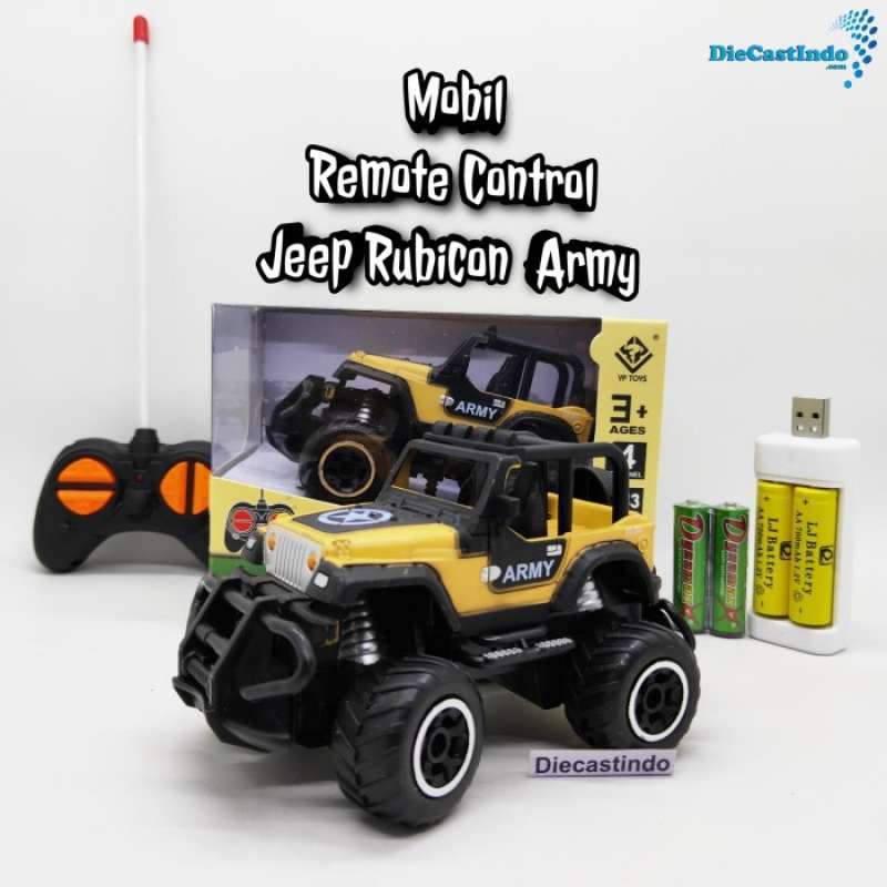 Mobil Remote Kontrol RC R/C Remot Control Jeep Off Road Army Police