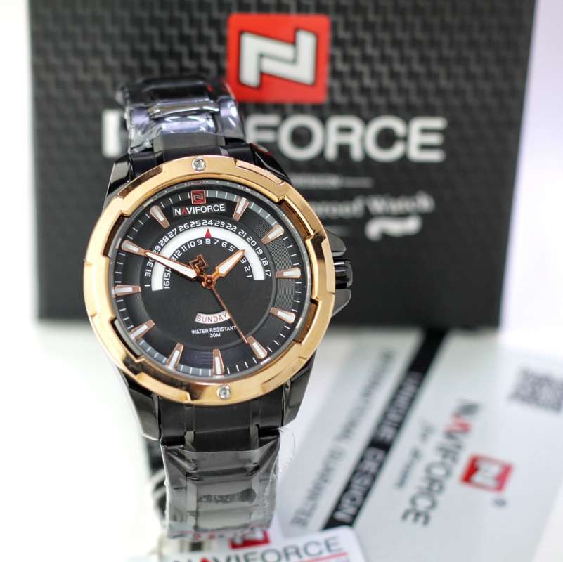 Jual Jam Tangan Pria NAVIFORCE 9121 BJ185D45 Jam Tangan Pria