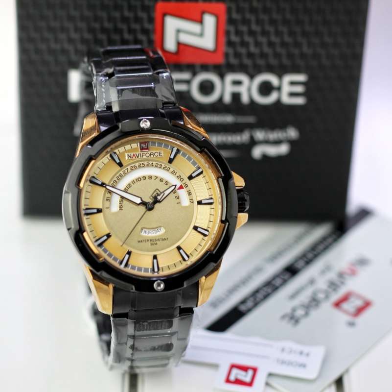 Jual Jam Tangan Pria NAVIFORCE 9121 BJ185D45 Jam Tangan Pria