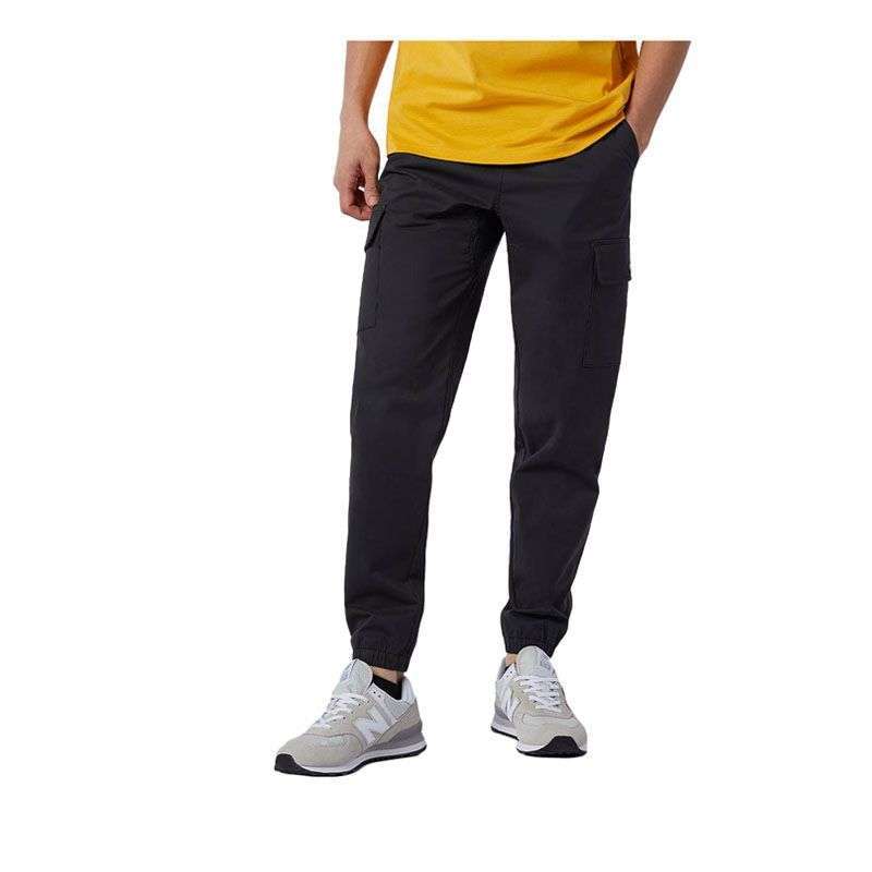 Jual New Balance NB Athletics Woven Cargo Mens Pant Black Celana