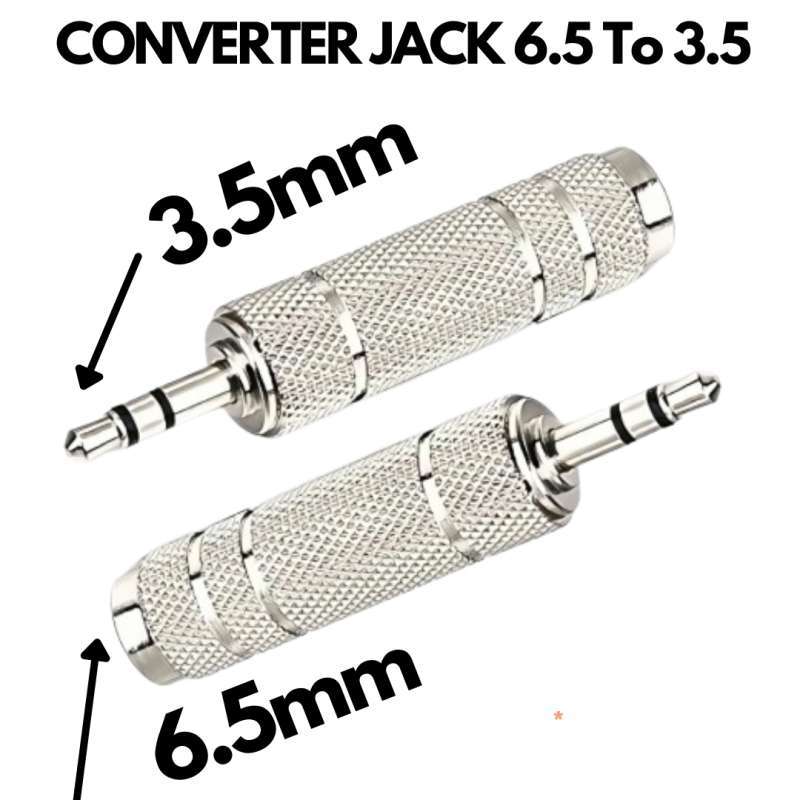 Audio jack best sale 6.5 to 3.5