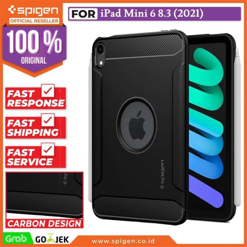 iPadケースMini6 2021 タブレット ブラック spigen - iPadアクセサリー