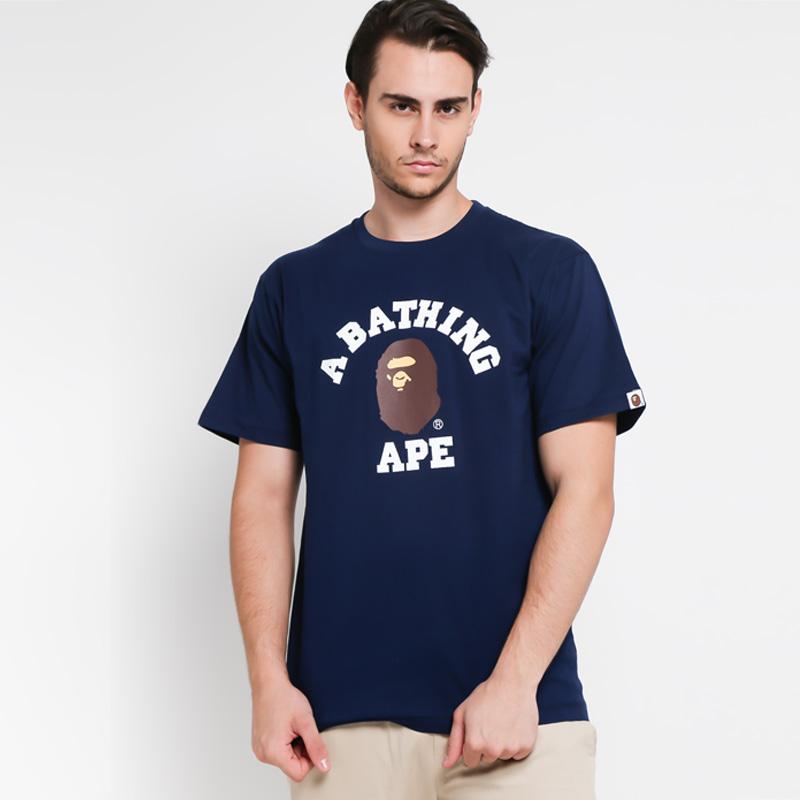 navy bape shirt