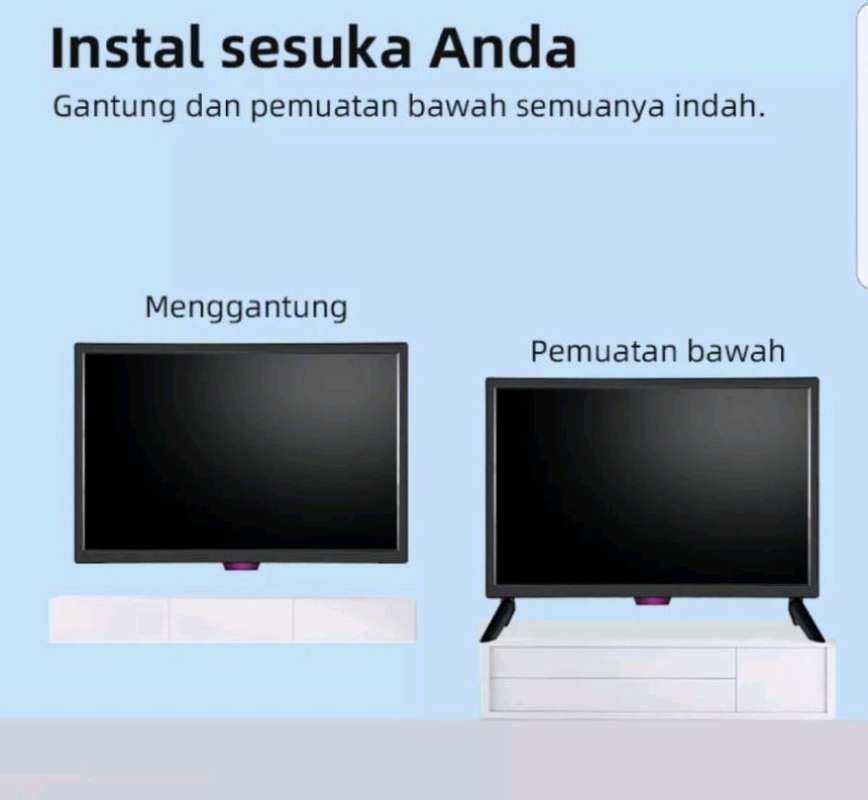 led tv support USB HDMI 