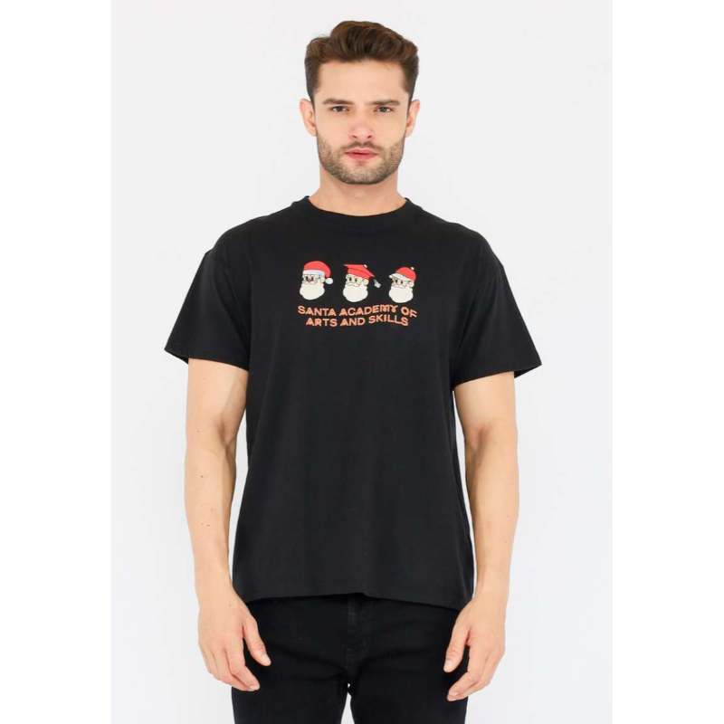 Promo Skelly Kaos Christmas Pria Wanita Lengan Pendek Academy Of