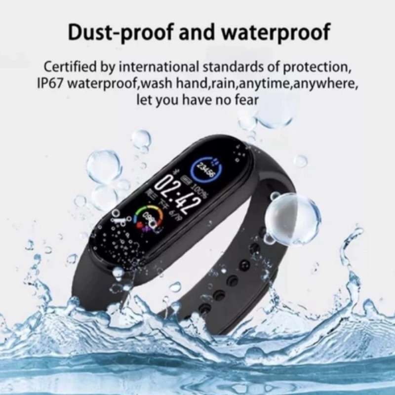 Promo smartwatch M6 Like Mi Band Smart Band Sport di Seller THE TECH - Kota  Jakarta Barat, DKI Jakarta | Blibli