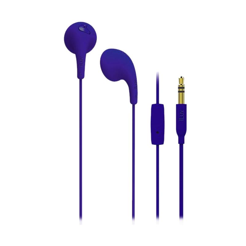 iLuv Bubble Gum Talk Earphones with Mic 