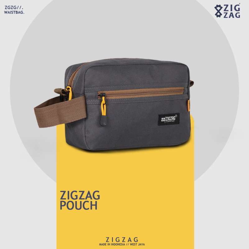 Jual Tas Selempang Pria ZIGZAG POUCH Tas Handbag Tas Tangan