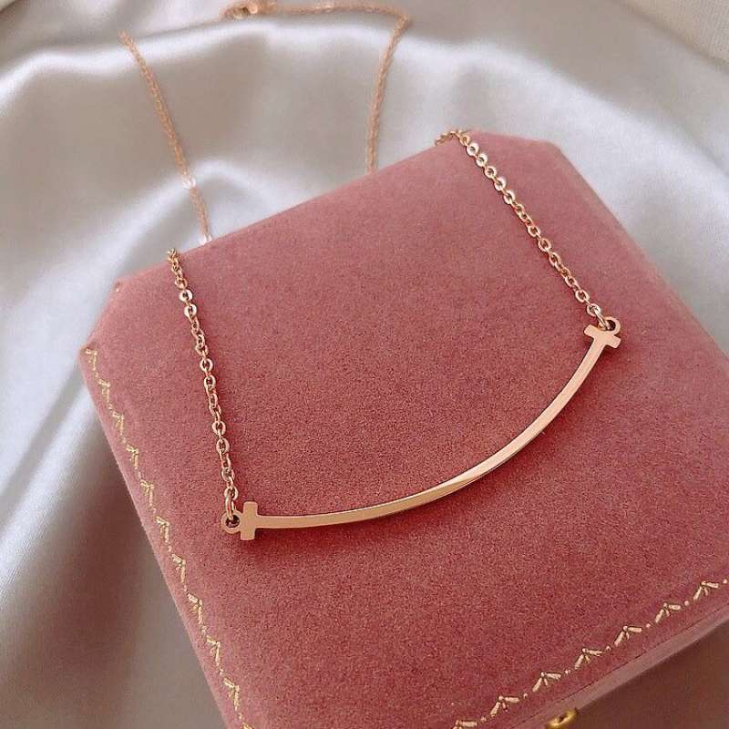 Promo Kalung wanita titanium smile 