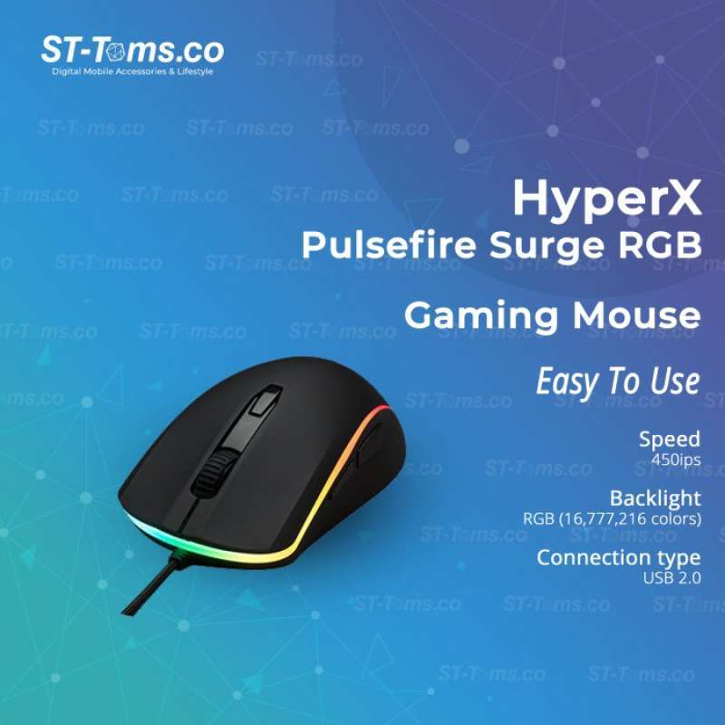 Promo HyperX Pulsefire Surge RGB Gaming 