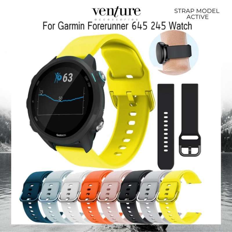 Promo STRAP GARMIN FORERUNNER 245 VIVOACTIVE 3 20mm ACTIVE FULLCOLOUR  BUCKLE - Green di Seller Tubruks - Kota Jakarta Barat, DKI Jakarta | Blibli