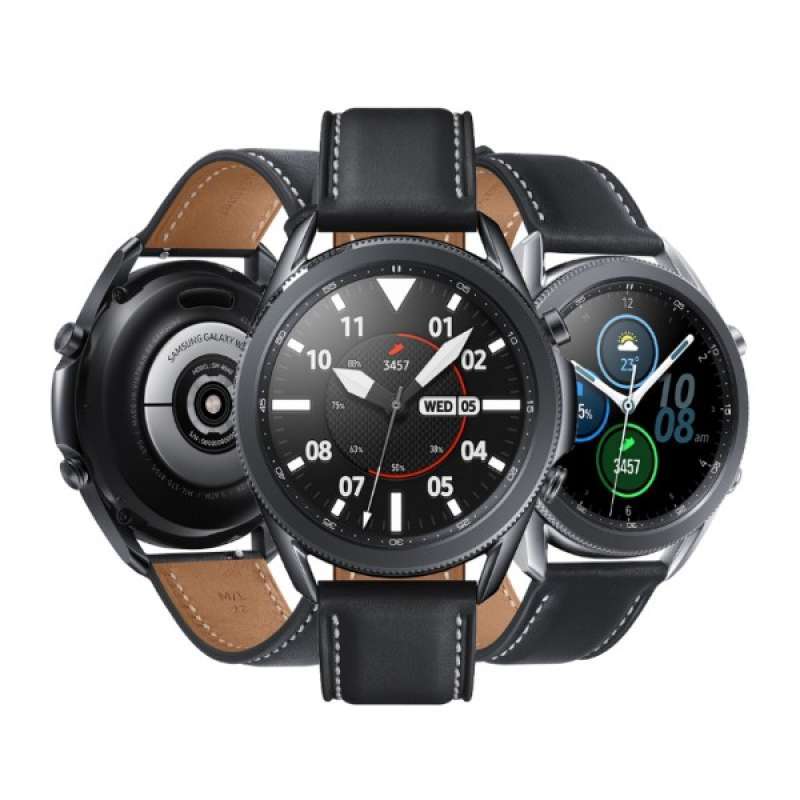 45mm Smartwatch Leather Strap 