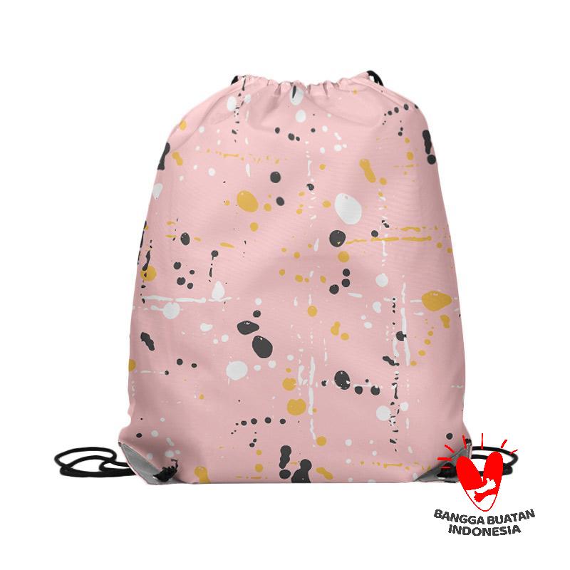 pink string bag