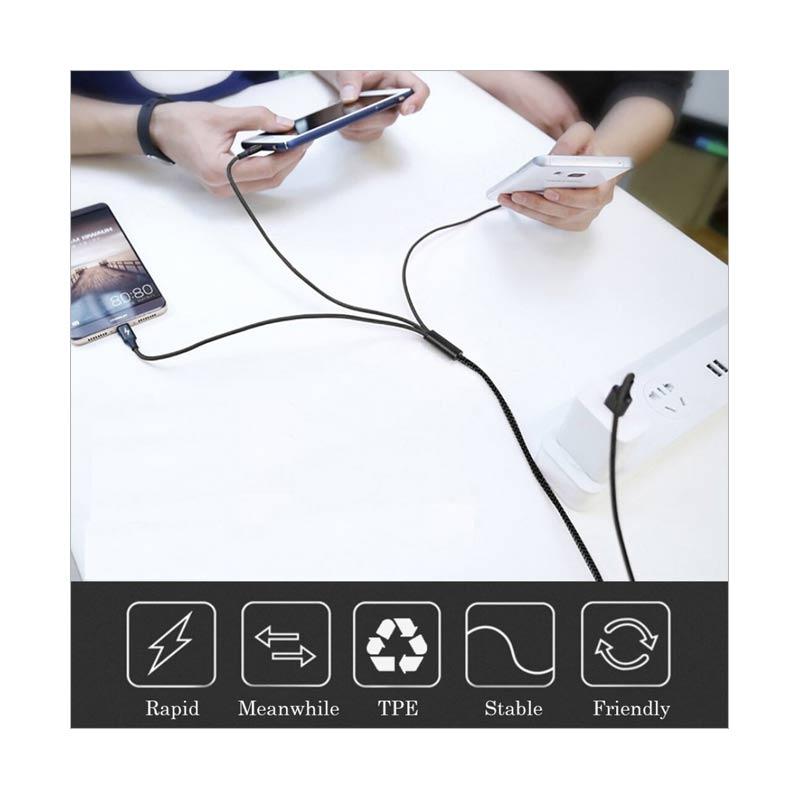 Promo Joyseus Kb0021 In Micro USB Type-c Lighting Data Cable