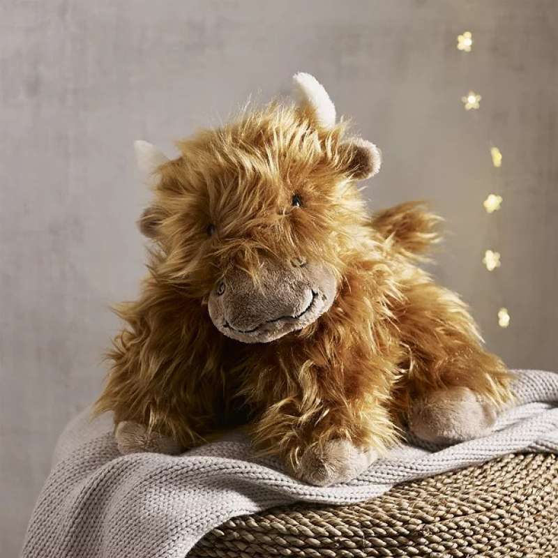 Jellycat highland cow new arrivals cushion