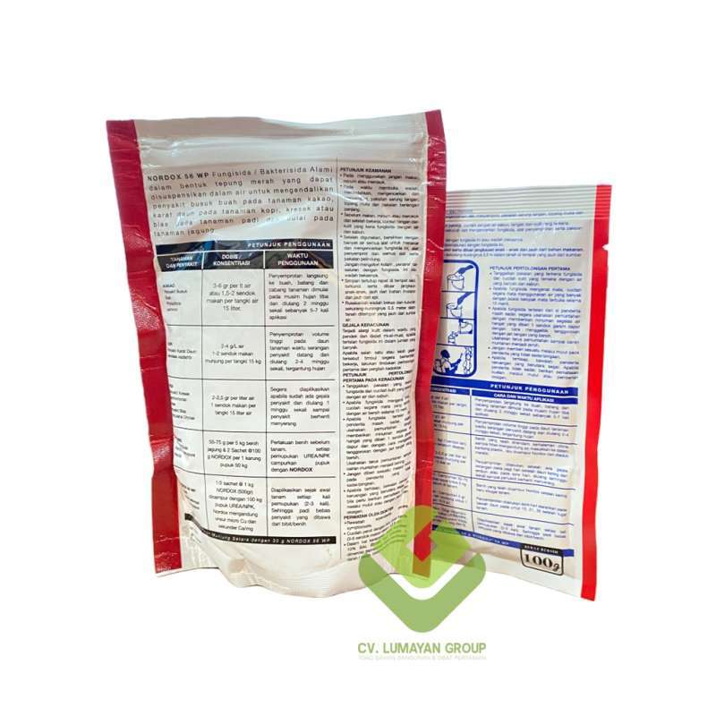 Jual Fungisida Nordox 56WP 100gr - Tembaga Oksida ...