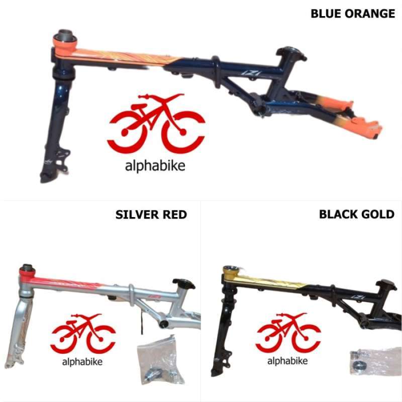 Jual FRAME IZI ARC 2 16 CHROMOLY SEPEDA LIPAT FOLDING BIKE DISC
