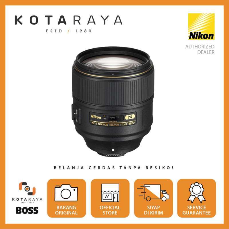 Nikon Lens AF-S 105mm ED NANO NIKKOR GARANSI RESMI