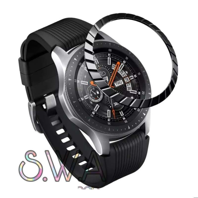 Jual Samsung Galaxy Watch 46mm Gear S3 Bezel Case Cover Styling Stainless -  BLACK di Seller Tubruks - Kapuk, Kota Jakarta Barat | Blibli