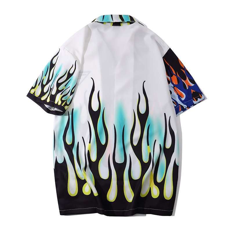 Jual BAJU SET PRIA Flame Print Men's 