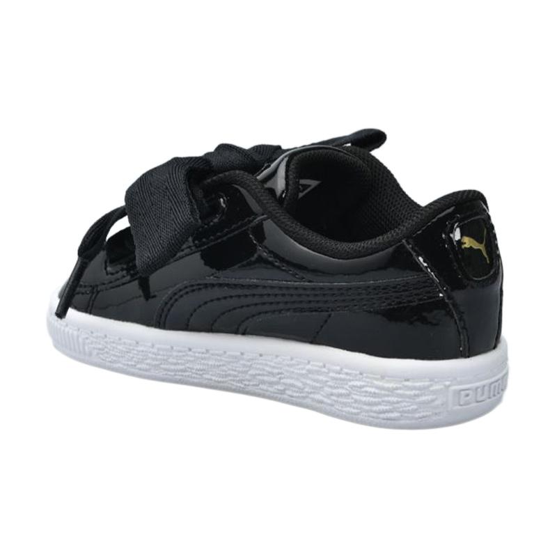 puma heart basket black
