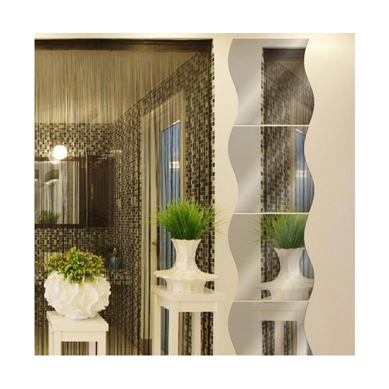 Jual Bluelans Set Diy Removable Home Room Wall Mirror Sticker Art