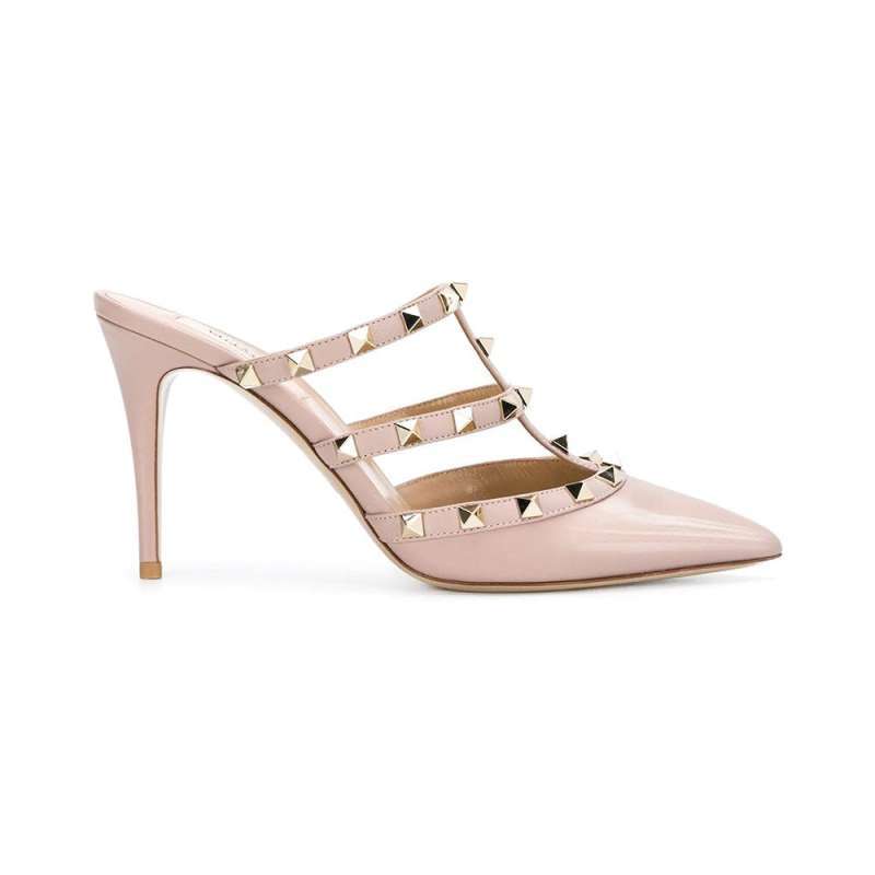 Jual Valentino Garavani Rockstud Mules Heels 10cm - Rose Qua - 37 di Seller  voila.id Official Store - Kota Surabaya, Jawa Timur | Blibli