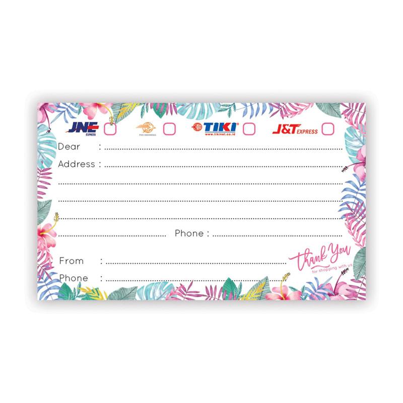 Jual Vingy Home Decor Sticker Shipping Label Online Shop Pastel Tropical Murah Januari 2020 Blibli Com