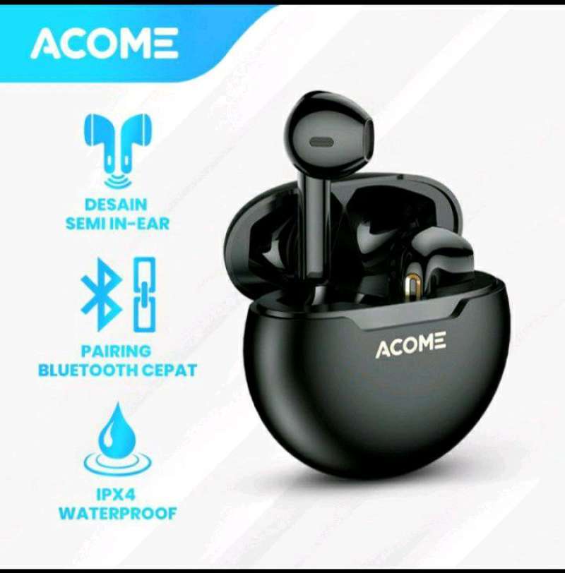 Headset Bluetooth ACOME T2 Airdots TWS Waterproof IPX4