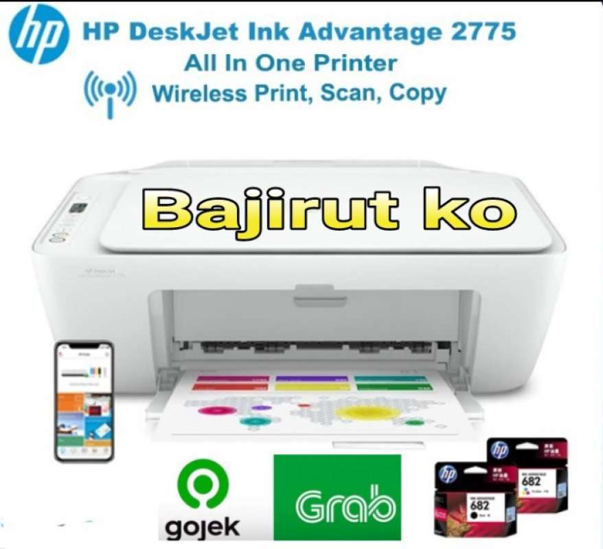 Jual ORIGINAL PRINTER HP DESKJET 2775 PRINT SCAN COPY WIFI BLUETOOTH di  Seller INDOPENDEN STORE - Indonesia | Blibli